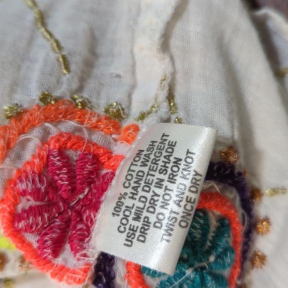 Ruby Yaya Embroidered Tunic Kaftan Dress Size XL - Picture 10 of 10